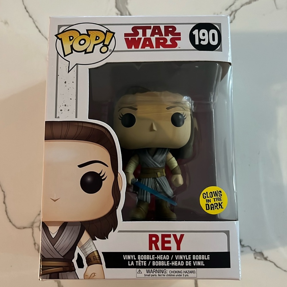 NIB Funko POP Star Wars Rey #190